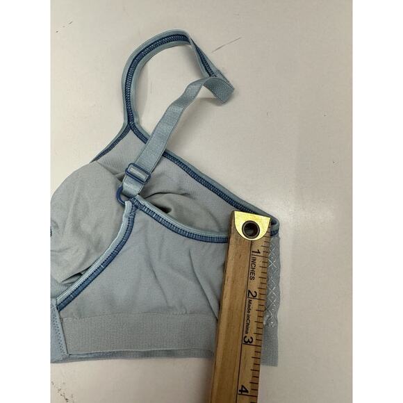 Barley There Womens Bra Size Large Blue Wireless Unpadded - Picture 8 of 9